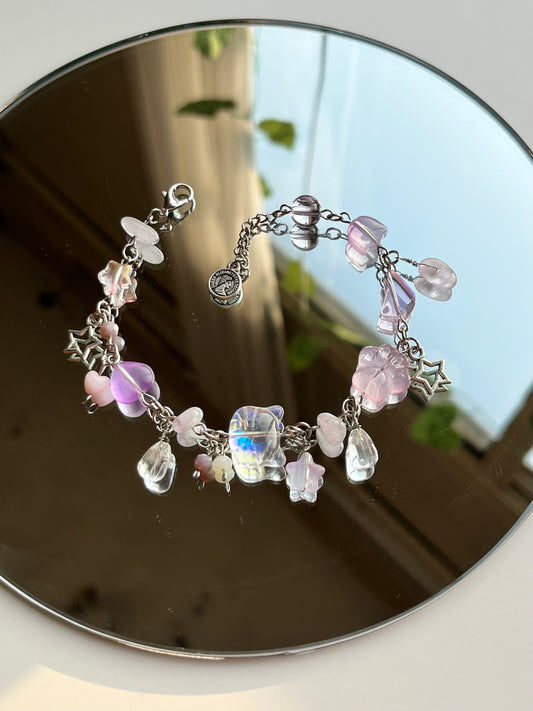 Cats and paws bracelet