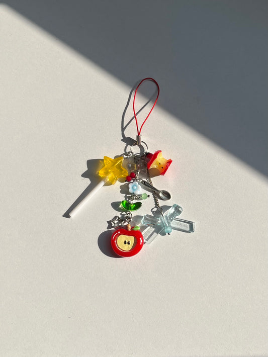 Apple Candy Phone charm