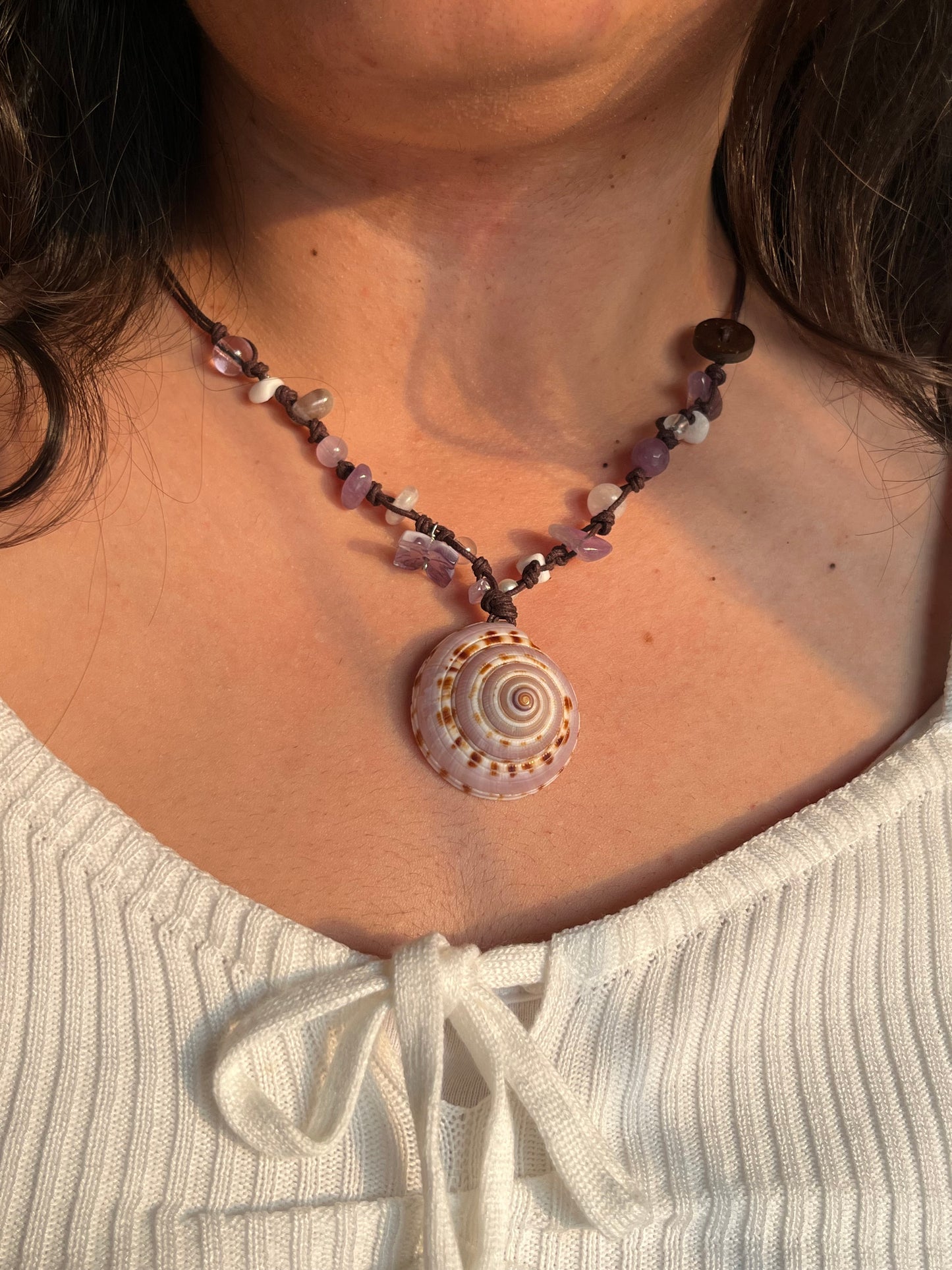 Divine Chakra neckpiece (lavender)