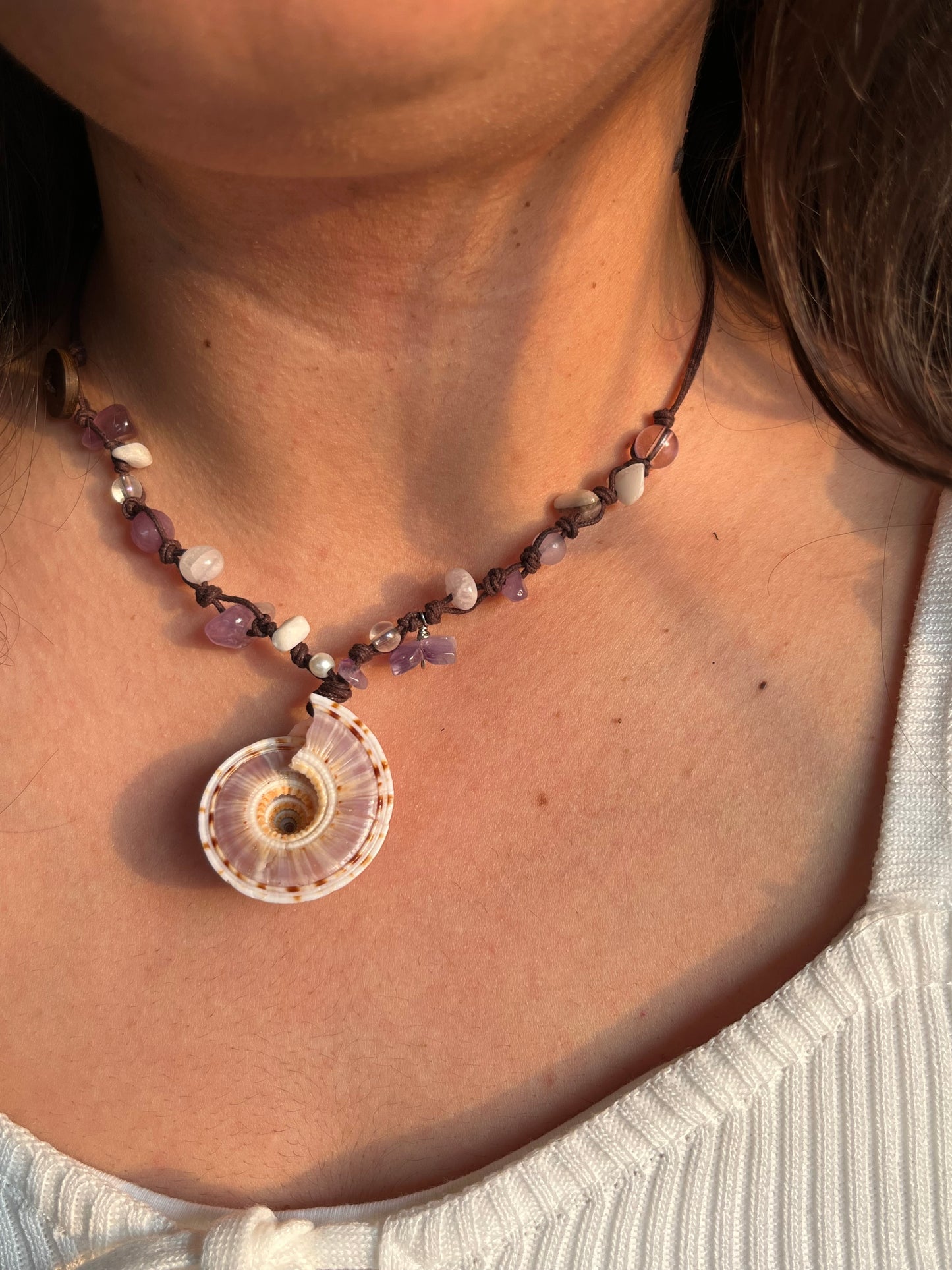 Divine Chakra neckpiece (lavender)